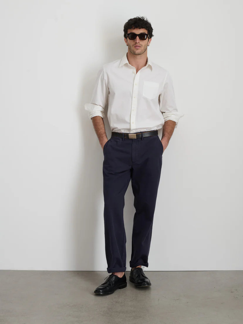 Alex Mill - ALEX MILL STRAIGHT LEG PANT IN VINTAGE WASHED CHINO DARK NAVY - Rent With Thred