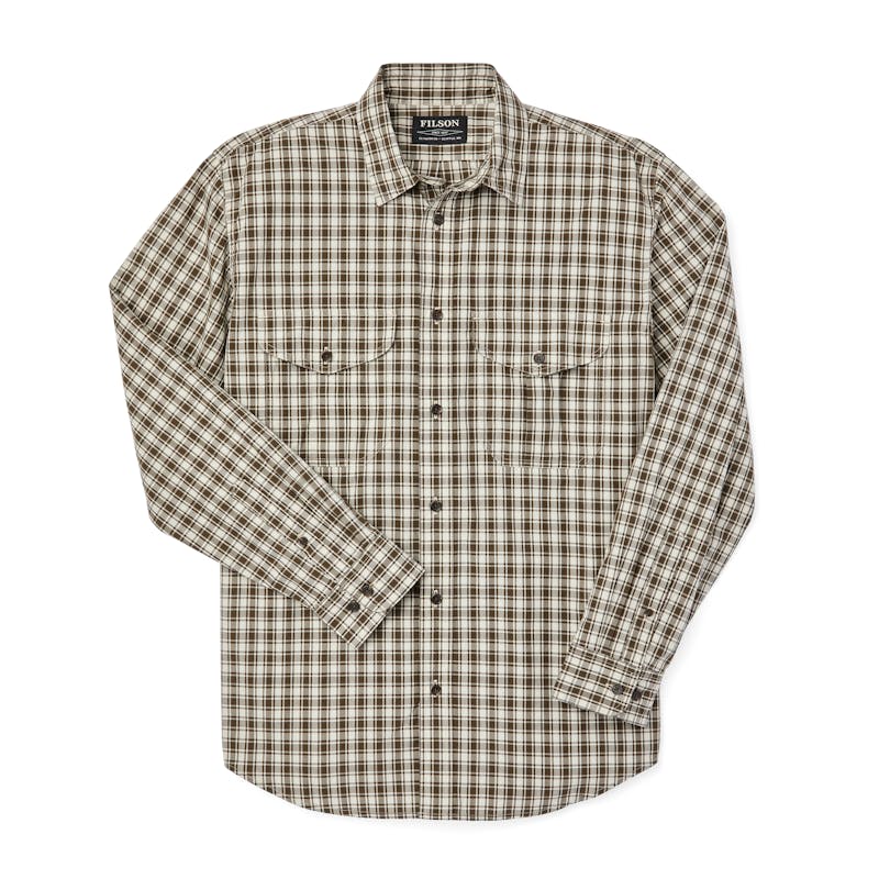 Filson - FILSON SHIPWRIGHT FINE TWILL SHIRT IN GRAY KHAKI - Rent With Thred