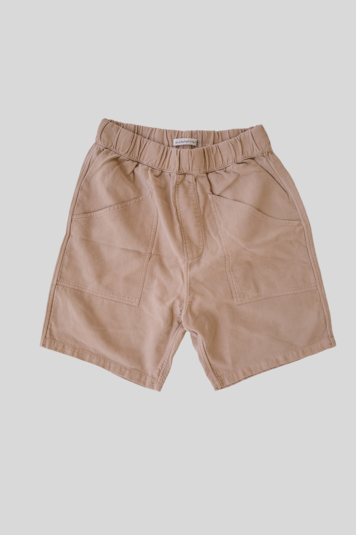 OLDERBROTHER LINEN CANVAS SHORT IN DUSTY ROSE