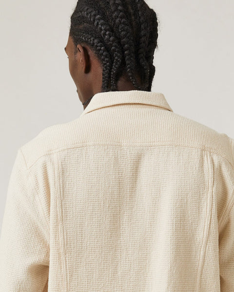 Corridor - CORRIDOR PIGMENT DYED WAFFLE LS IN NATURAL - Rent With Thred