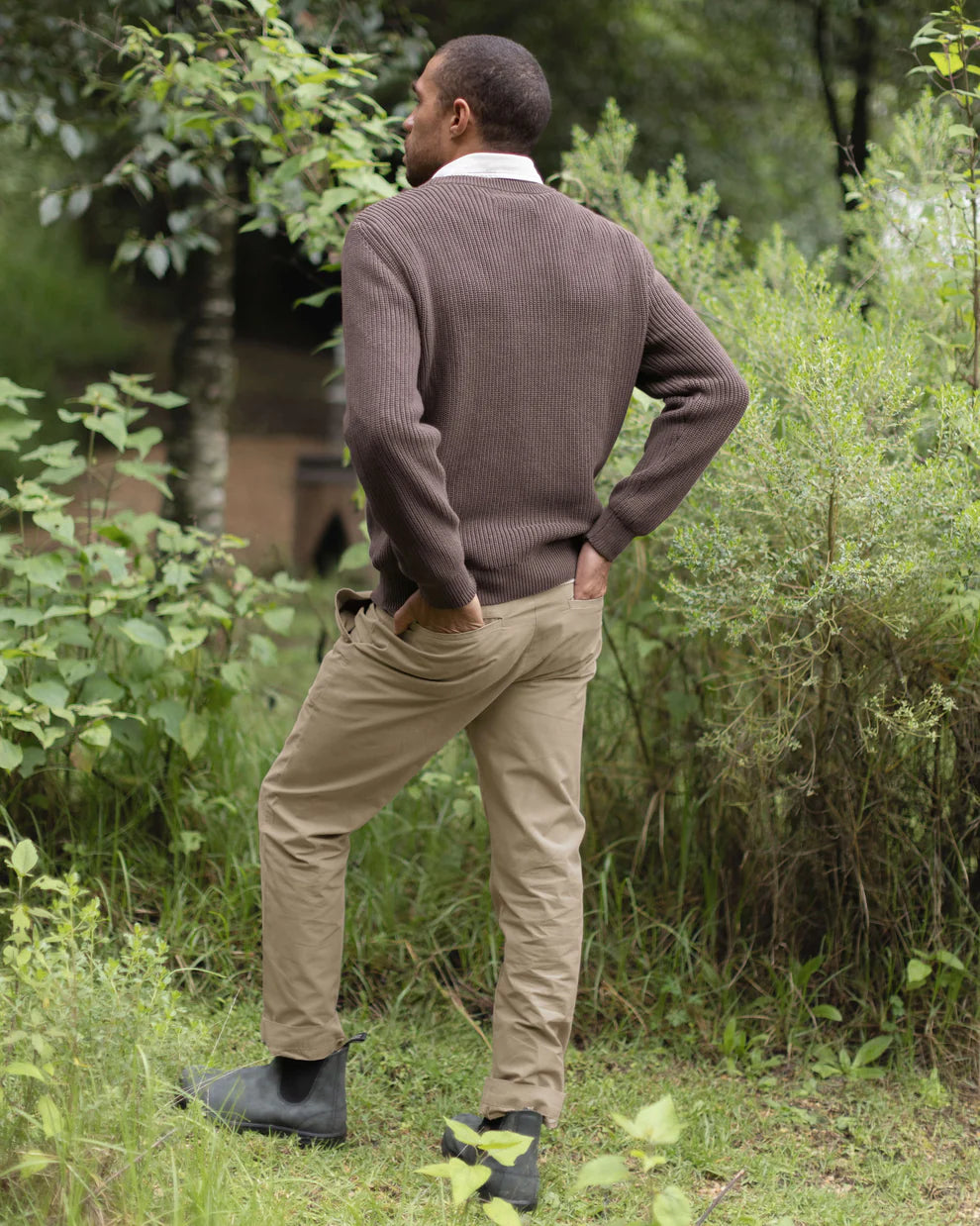 Alex Crane - ALEX CRANE BAY SWEATER IN COFFEE - Rent With Thred