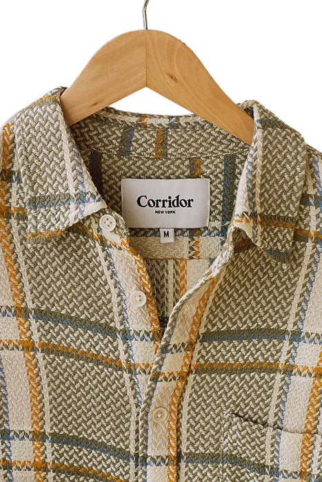 Corridor - CORRIDOR ACID PLAID IN TONED GREEN - Rent With Thred