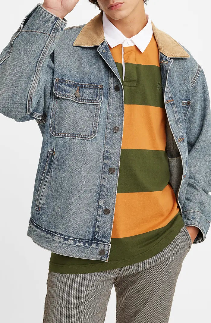 Levi's - LEVI’S PREMIUM SUNSET DENIM TRUCKER JACKET - Rent With Thred