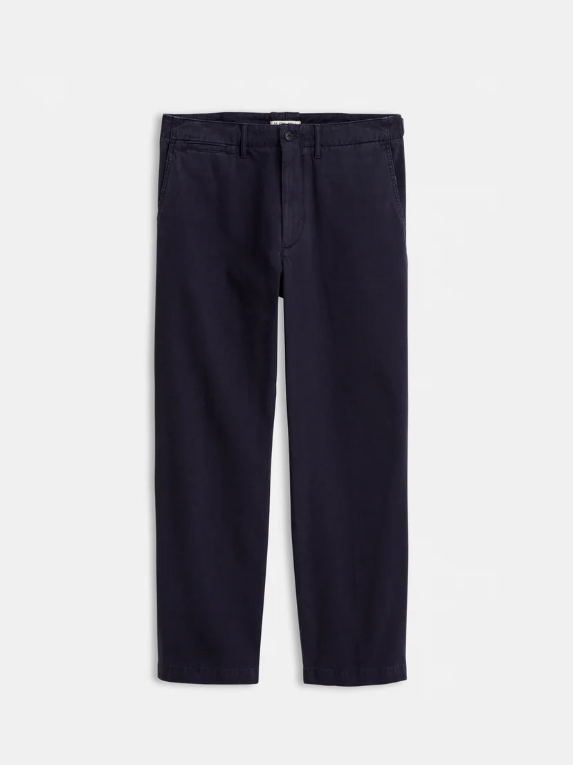Alex Mill - ALEX MILL STRAIGHT LEG PANT IN VINTAGE WASHED CHINO DARK NAVY - Rent With Thred