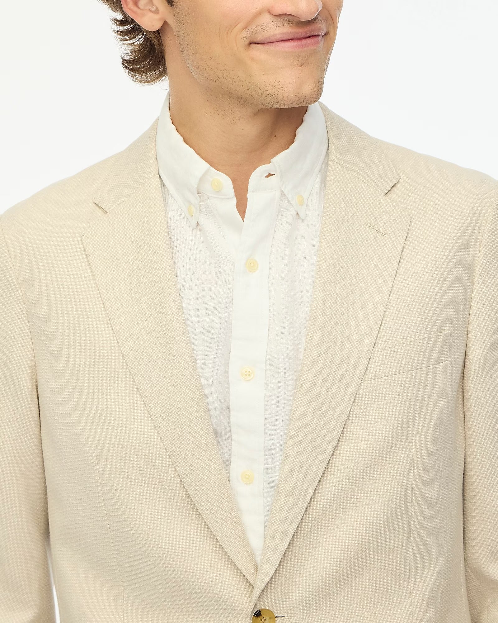 J. Crew - J CREW THOMPSON BLAZER SUIT JACKET IN SEASAND WHITE - Rent With Thred