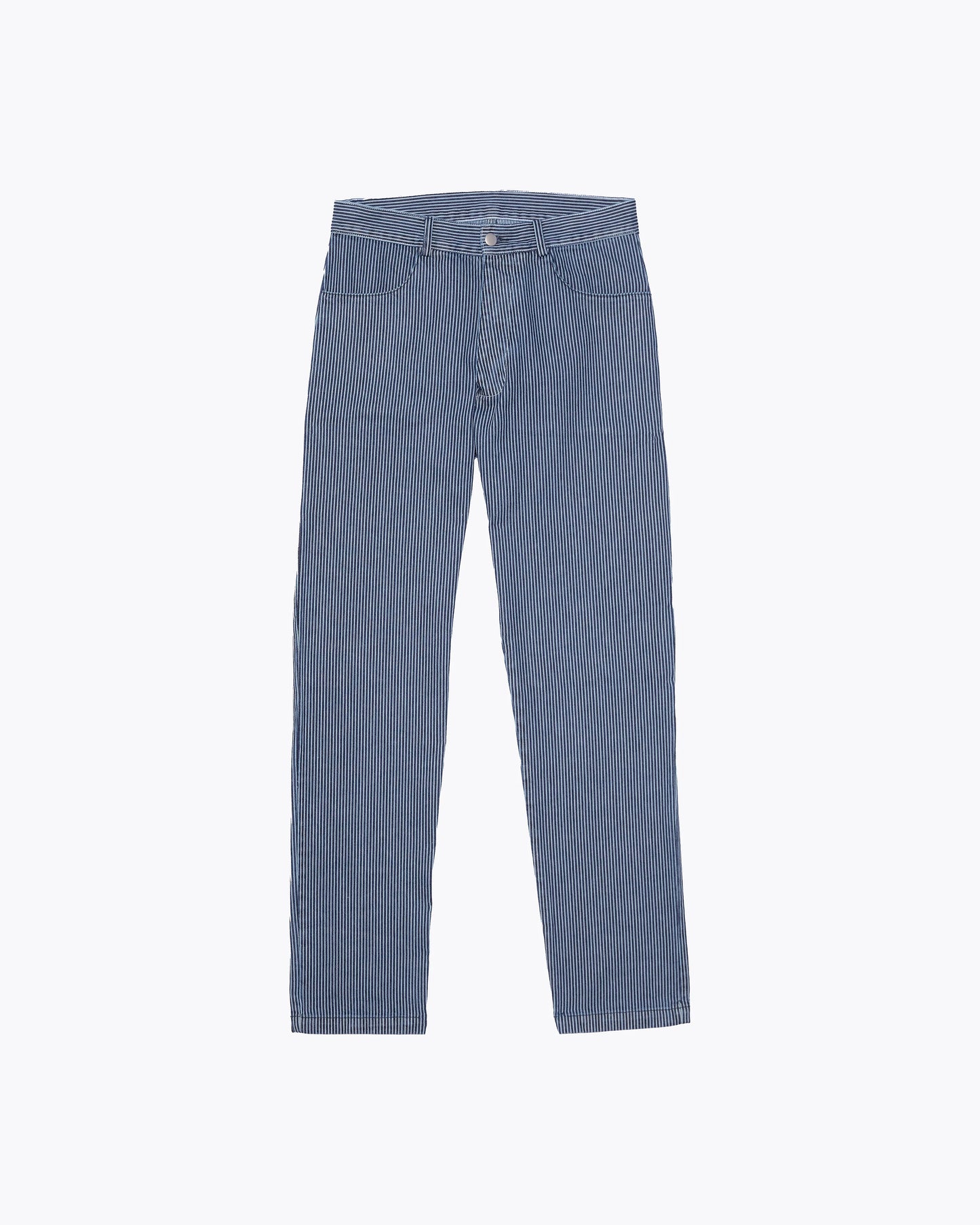 Alex Crane - ALEX CRANE DENIM CHAM PANTS IN INDIGO LINES - Rent With Thred