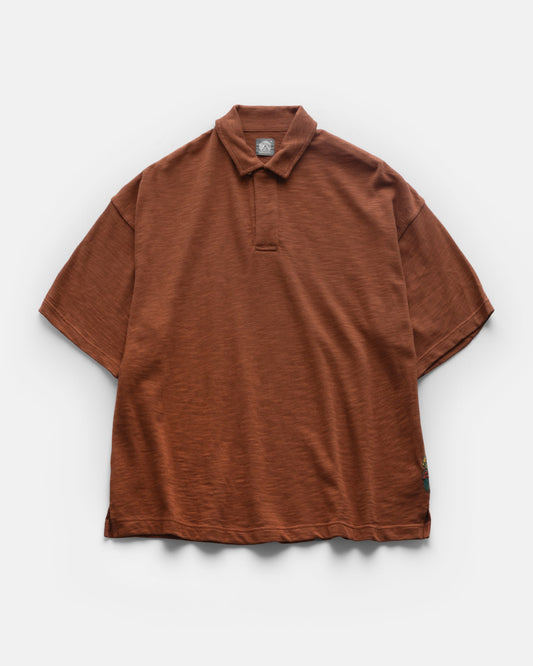 18 East - 18 EAST PETER SS BIG POLO IN RUSSET - Rent With Thred