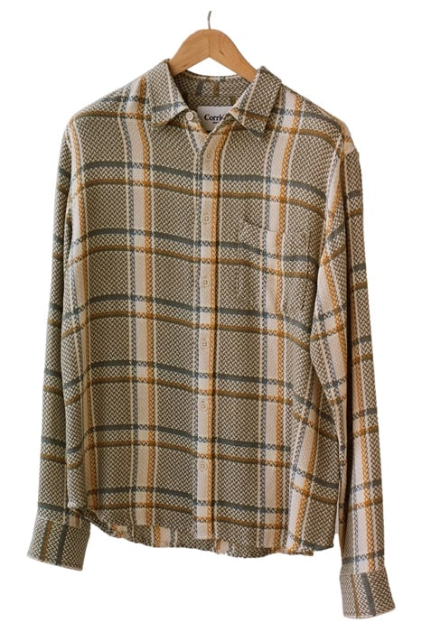 Corridor - CORRIDOR ACID PLAID IN TONED GREEN - Rent With Thred