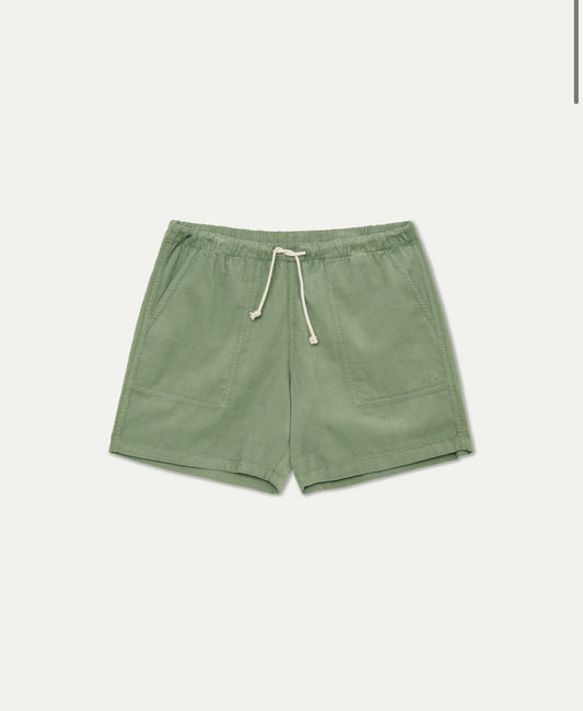 La Paz - LA PAZ FORMIGAL BABY CORD SHORTS IN GREEN BAY - Rent With Thred