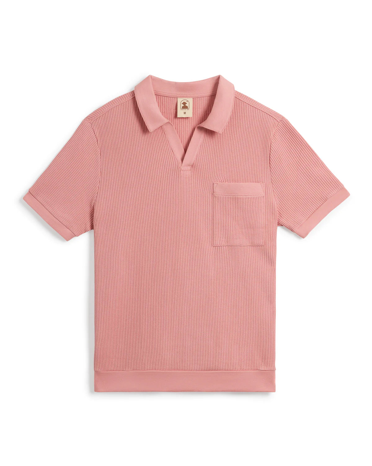 Dandy Del Mar - DANDY DEL MAR CANNES WAFFLE KNIT SHIRT IN SPANISH ROSE - Rent With Thred