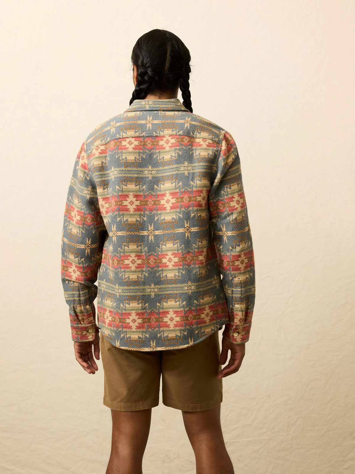 Faherty - DOUG GOOD FEATHER CANYON OVER SHIRT IN FALL HARVEST - Rent With Thred