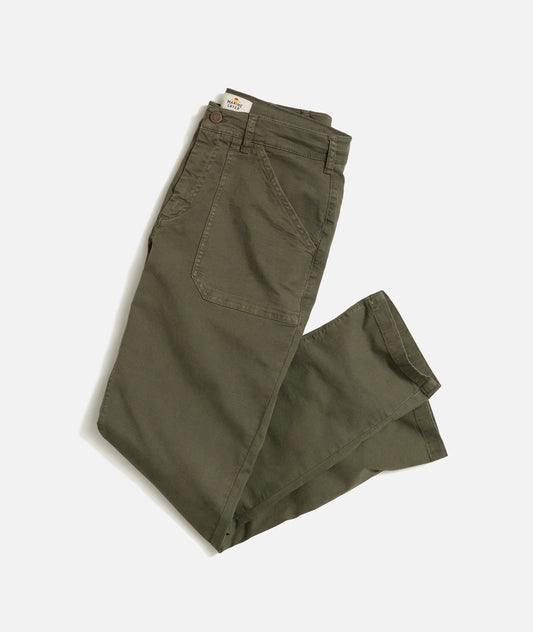 Marine Layer - MARINE LAYER BREYER UTILITY PANT RELAXED FIT IN VETIVER - Rent With Thred