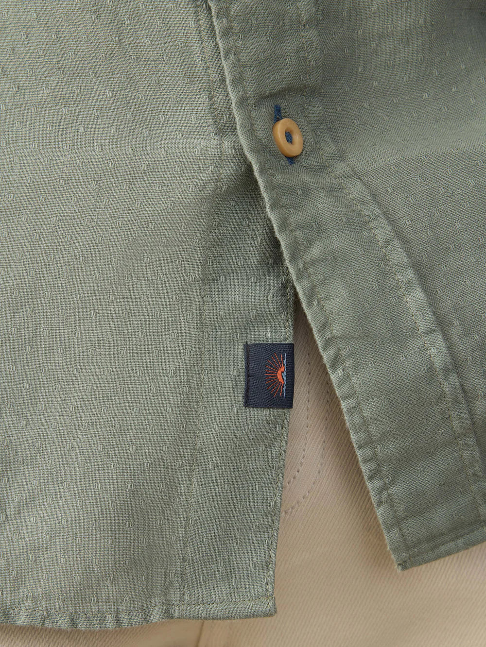 Faherty - FAHERTY LINEN LAGUNA SHIRT IN FAIRFIELD DOBBY - Rent With Thred