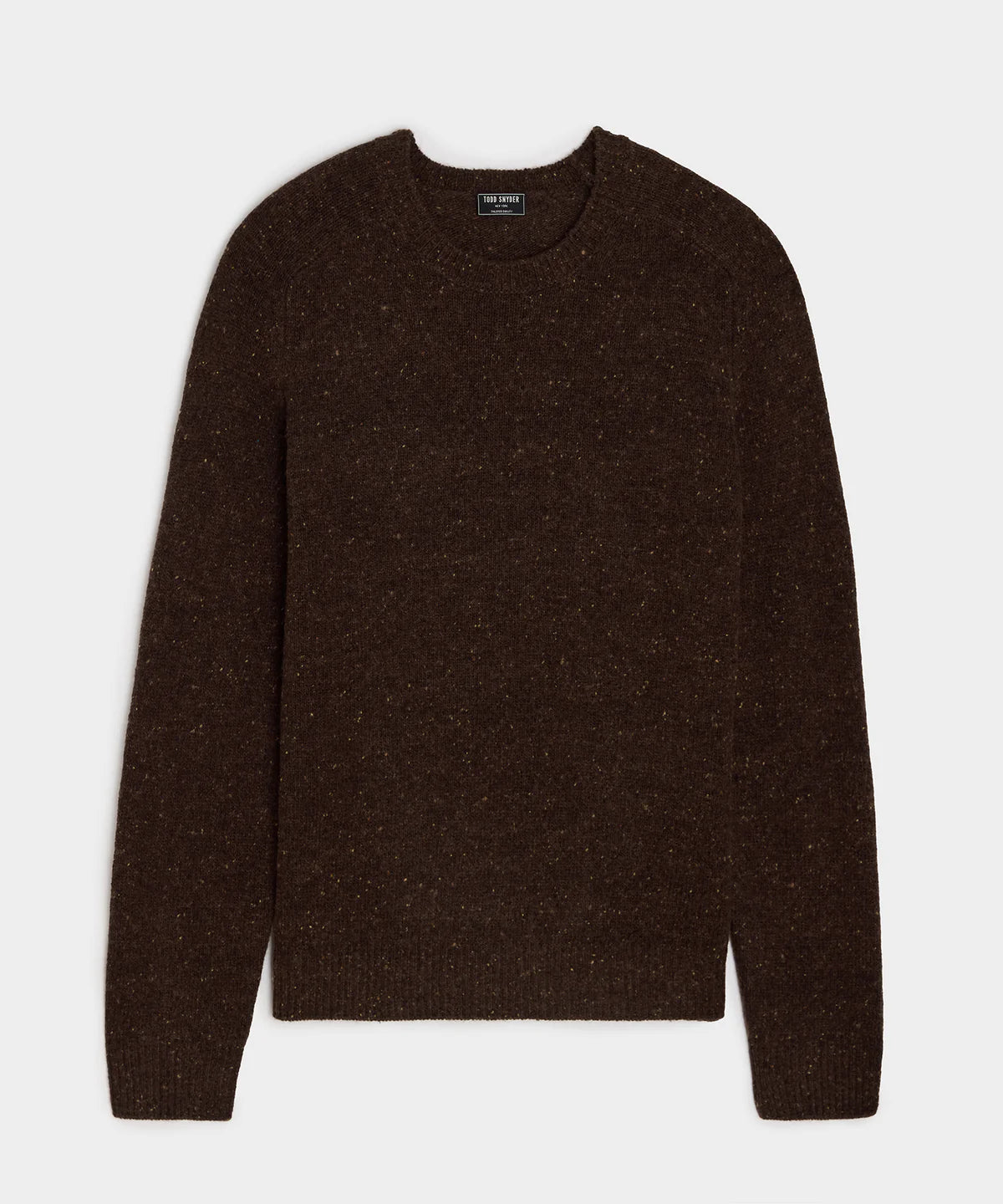 Todd Snyder - TODD SNYDER DONEGAL CREWNECK IN TABACCO - Rent With Thred