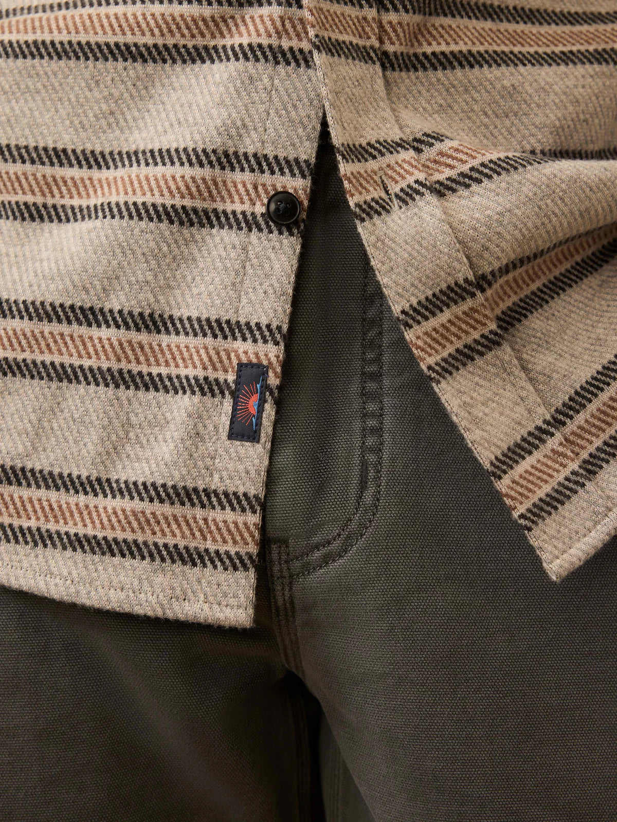 FAHERTY LEGEND SWEATER SHIRT IN RCI ROCK COAST STRIPE