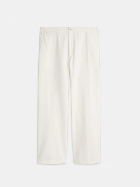 Alex Mill - ALEX MILL STRAIGHT LEG VINTAGE WASHED CHINO IN VINTAGE WHITE - Rent With Thred
