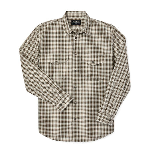 Filson - FILSON SHIPWRIGHT FINE TWILL SHIRT IN GRAY KHAKI - Rent With Thred