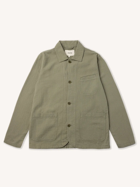 KESTIN HUNTLY JACKET IN KHAKI MATCHSTICK