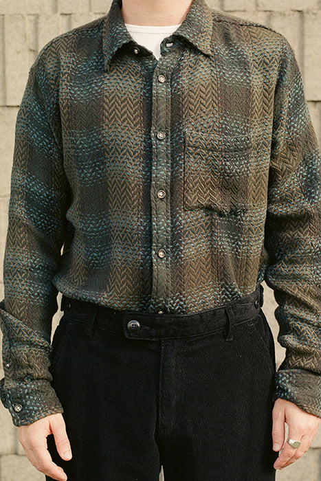 Corridor - CORRIDOR MACRO PLAID IN ROLLING ROCK BLACK - Rent With Thred