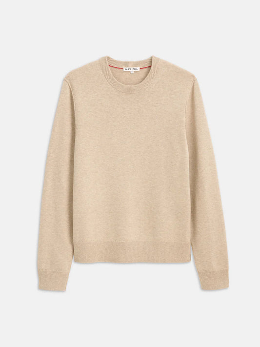 Alex Mill - ALEX MILL REVERSE SEAM CREW IN WOOL COTTON - Rent With Thred