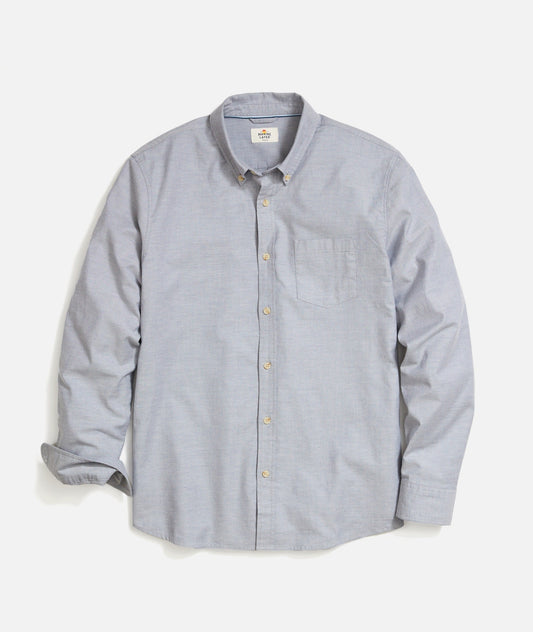 Marine Layer - MARINE LAYER CALIFORNIA OXFORD SHIRT IN VINTAGE INDIGO - Rent With Thred