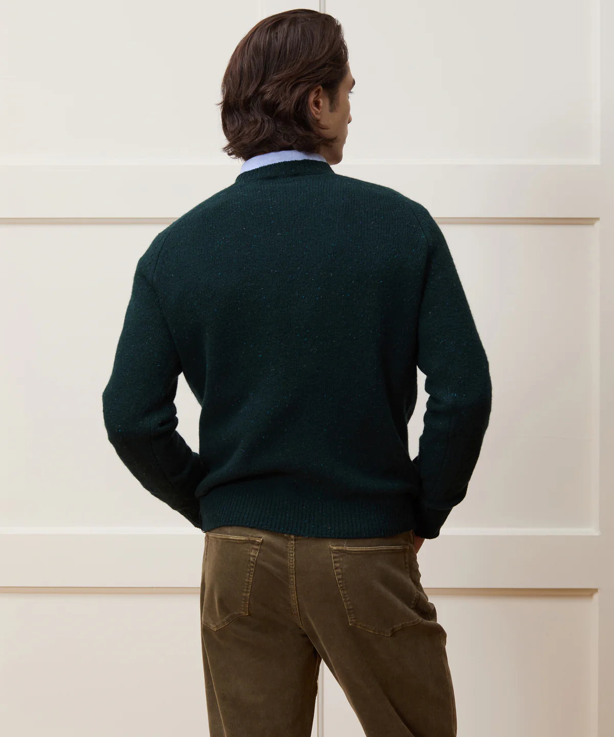 Todd Snyder - TODD SNYDER DONEGAL CREWNECK IN OAKMOSS - Rent With Thred