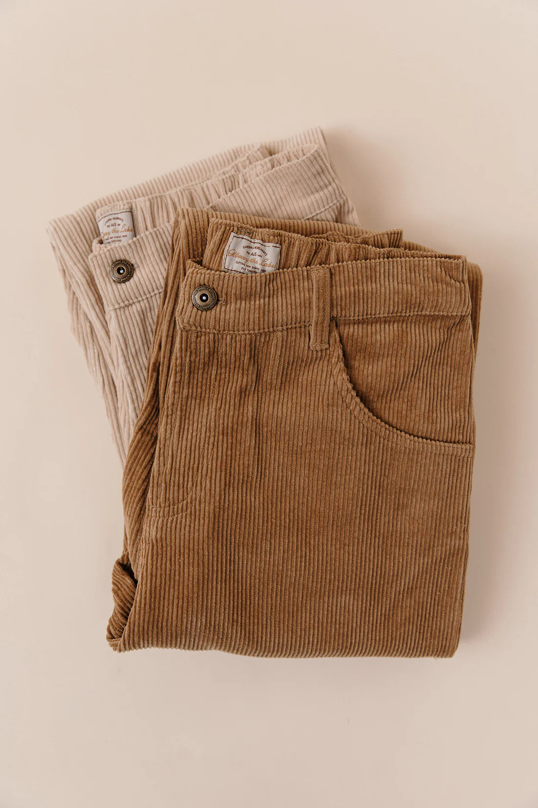 Ottway the Label - OTTWAY THE LABEL DAYTON PANT IN BROWN CORD - Rent With Thred