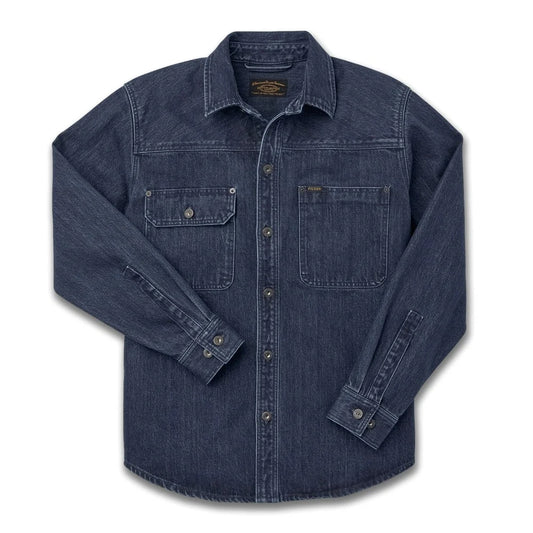 Filson - FILSON DENIM WORK SHIRT IN RINSED INDIGO - Rent With Thred