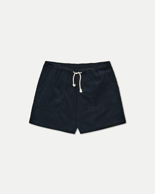 La Paz - LA PAZ FORMIGAL BABY CORD SHORTS IN NAVY - Rent With Thred