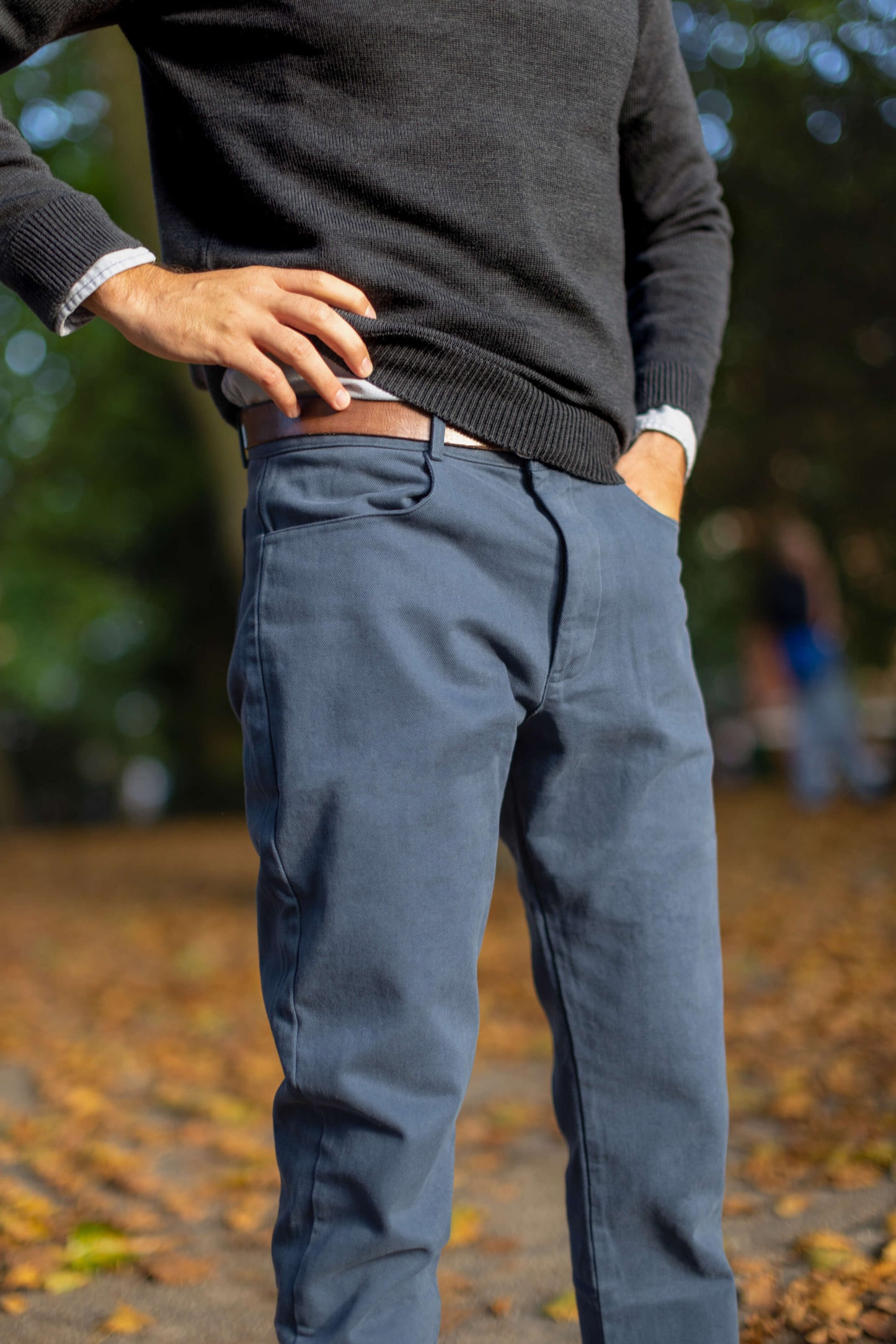 Alex Crane - ALEX CRANE CANVAS CHAM PANTS IN RIVER - Rent With Thred