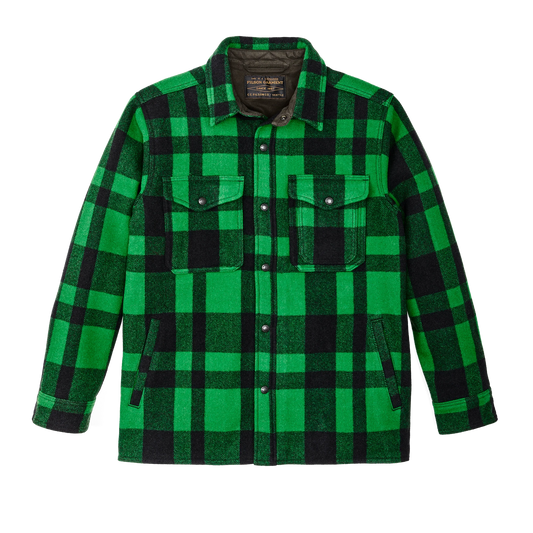 Filson - FILSON LINED MACKINAW WOOL JAC SHIRT IN ACID GREEN - Rent With Thred