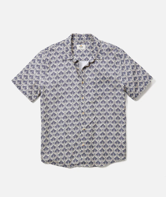 Marine Layer - MARINE LAYER STRETCH SELVAGE SHIRT IN INDIA INK AGAVE PRINT - Rent With Thred