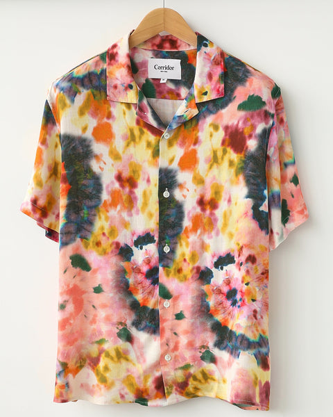 Corridor - CORRIDOR TIE DYE SS CAMP - Rent With Thred