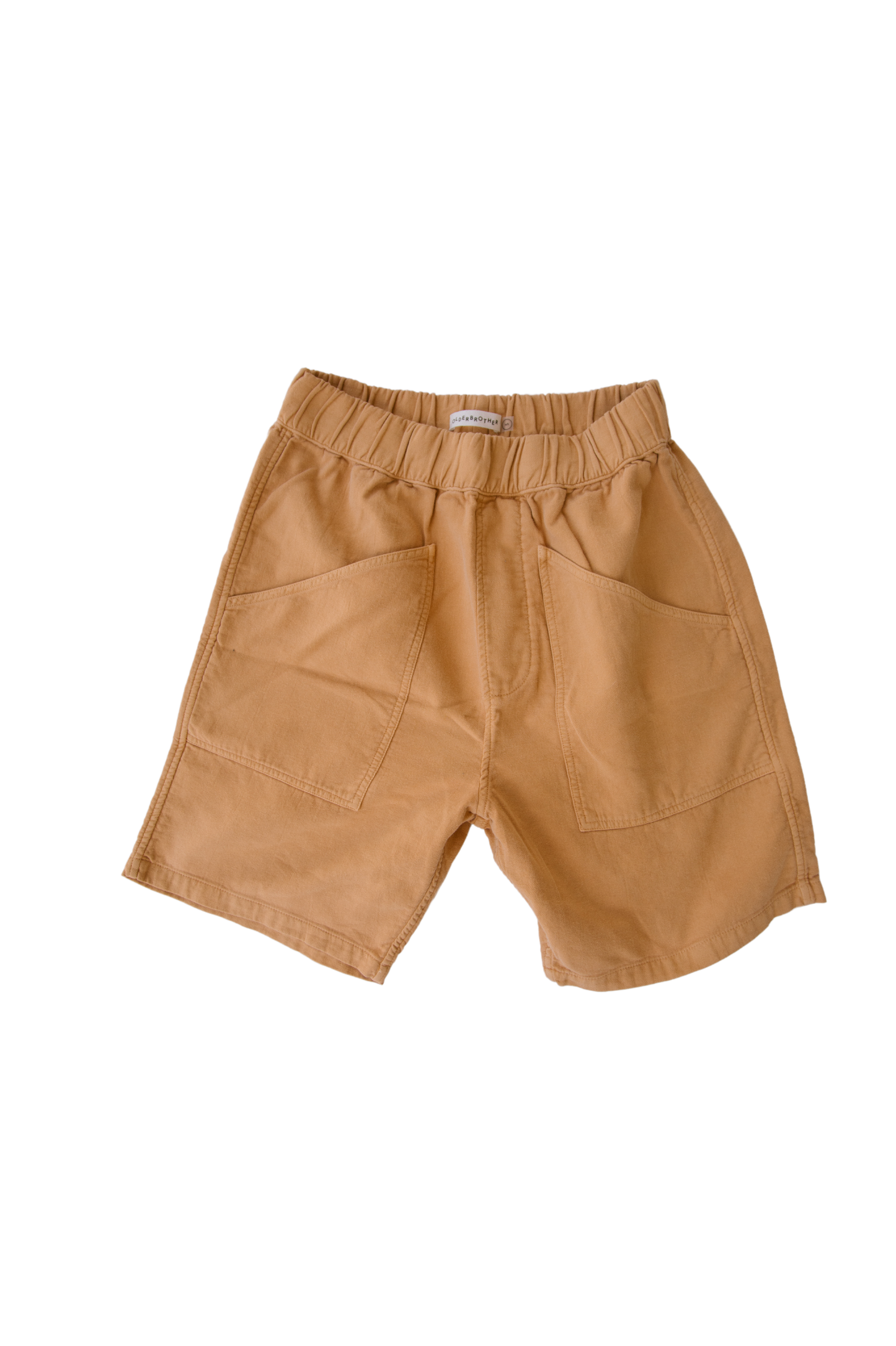 Olderbrother - OLDERBROTHER LINEN CANVAS SHORT IN TANGERINE - Rent With Thred