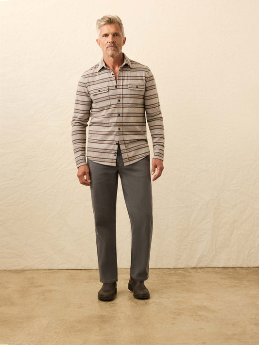FAHERTY LEGEND SWEATER SHIRT IN RCI ROCK COAST STRIPE