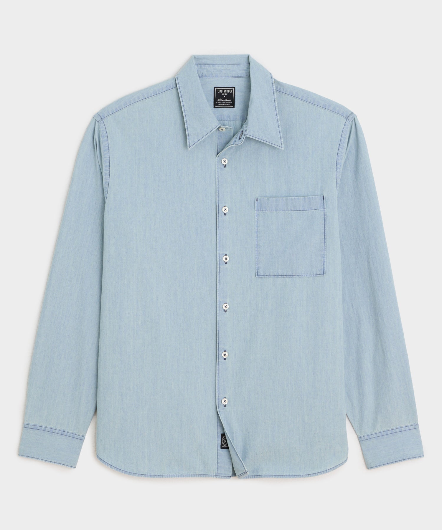 Todd Snyder - TODD SNYDER CHAMBRAY BIG SHIRT IN LIGHT INDIGO - Rent With Thred