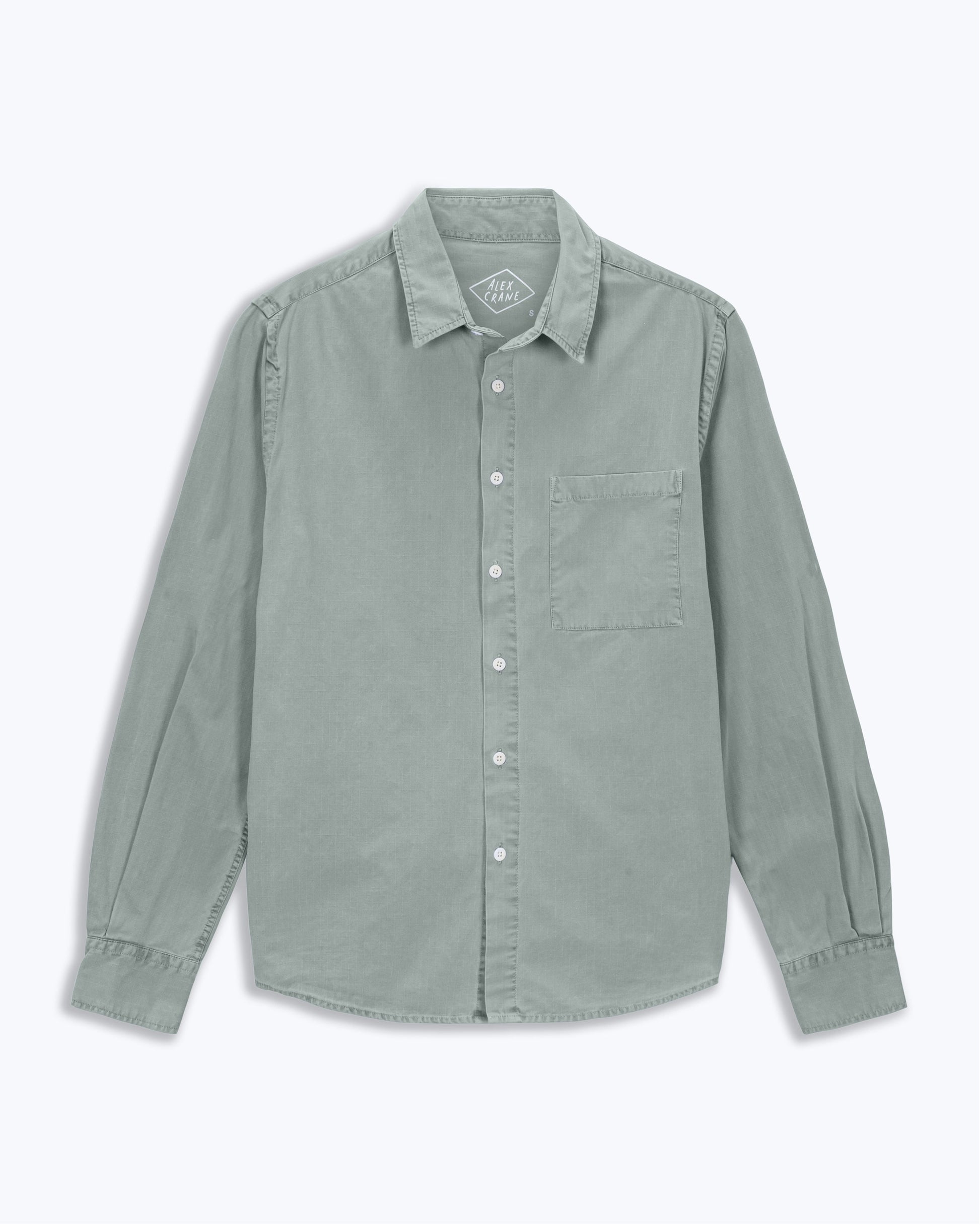 Alex Crane - ALEX CRANE PAC SHIRT IN JADE - Rent With Thred