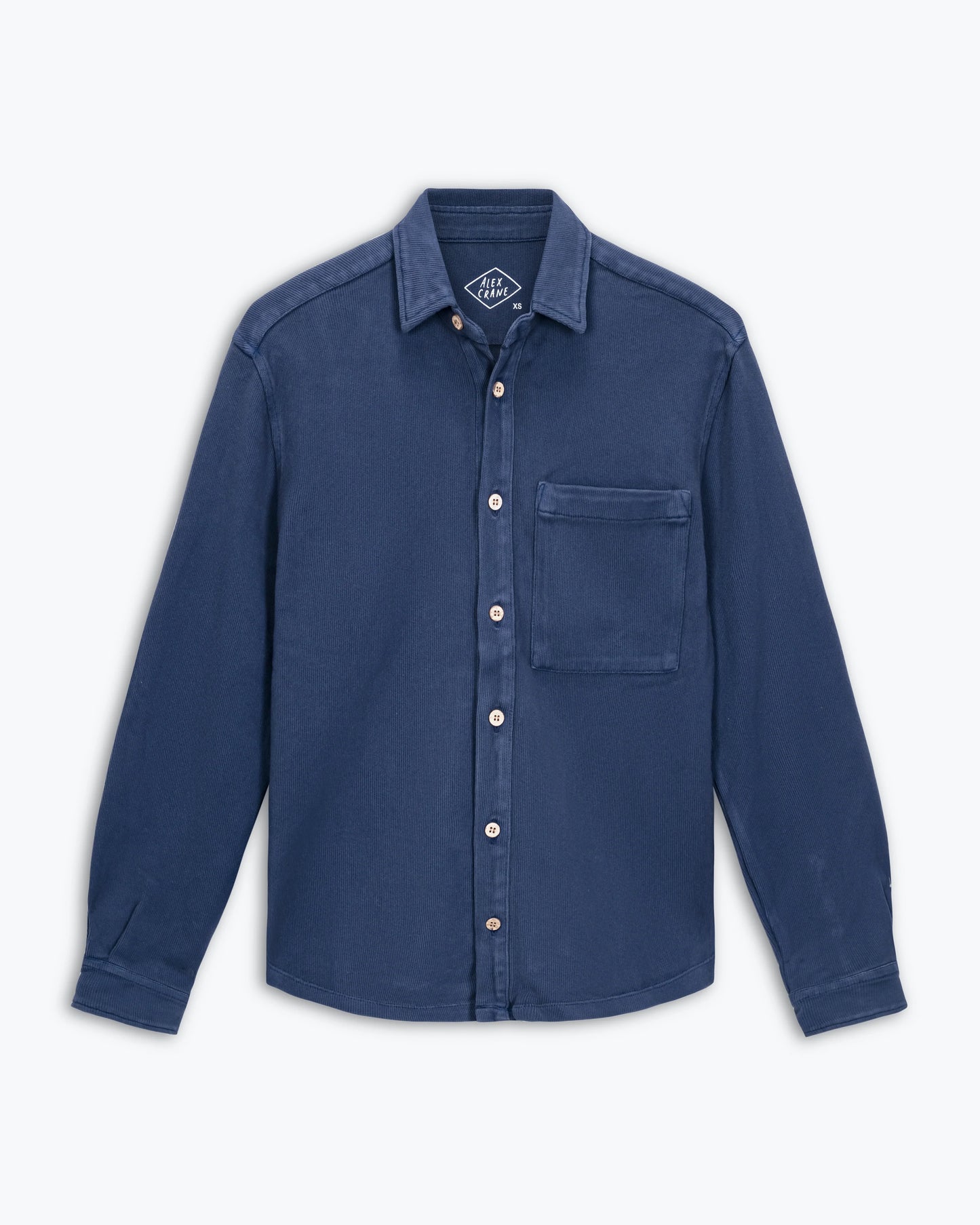 Alex Crane - ALEX CRANE CAZA KNIT SHIRT IN INDIGO - Rent With Thred