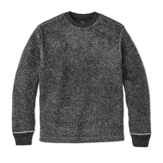 Filson - FILSON KEYPORT WOOL CREWNECK IN CHARCOAL HEATHER - Rent With Thred