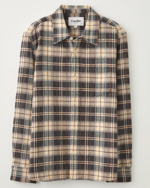 Corridor - CORRIDOR LONG SLEEVE IN DOBBY WEAVE - Rent With Thred