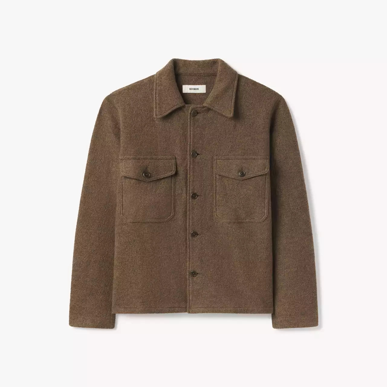 Buck Mason - BUCK MASON FELTED FIELD SHIRT IN SANTA FE DUST - Rent With Thred