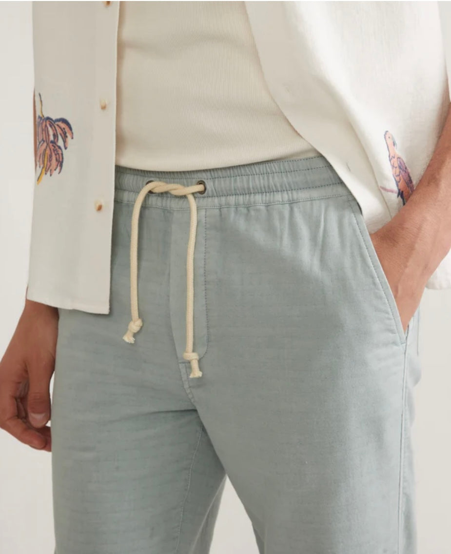 Marine Layer - MARINE LAYER SATURDAY STRETCH BEACH PANT IN LIGHT BLUE - Rent With Thred