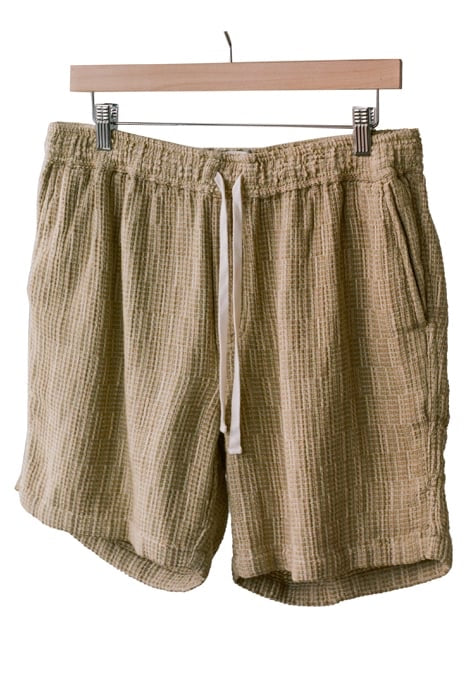 Corridor - CORRIDOR RAINBOW WEAVE SHORTS IN NATURAL - Rent With Thred
