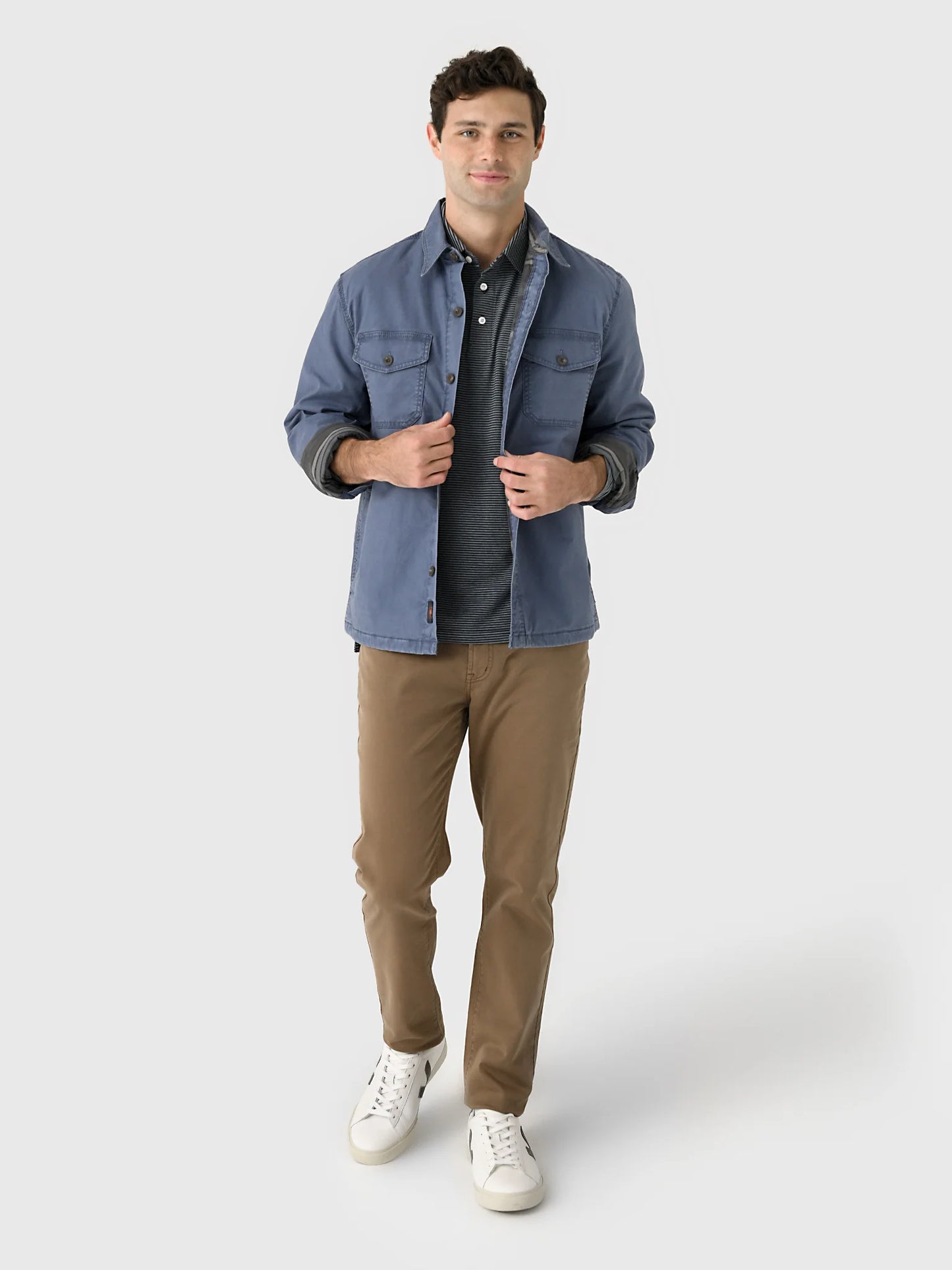 FAHERTY LAKESIDE CPO JACKET IN DUSK