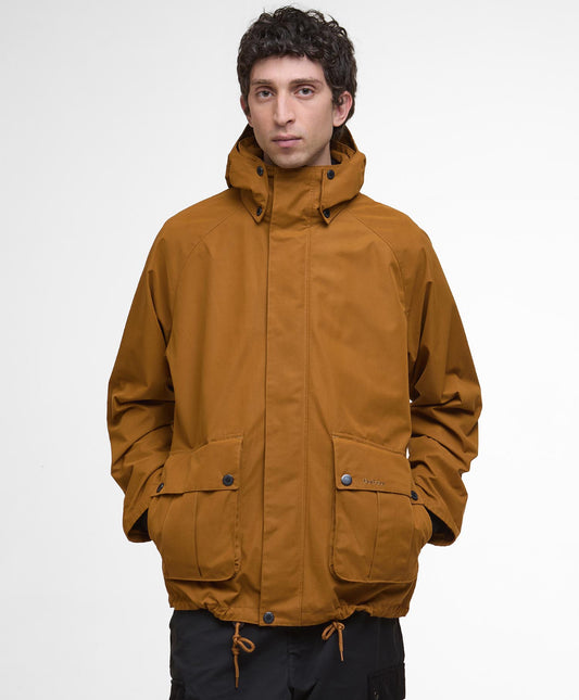 Barbour - BARBOUR RE ENGINEERED WADING SPEY SHOWERPROOF JACKET IN BRONZE BROWN - Rent With Thred