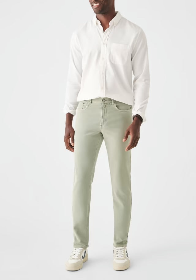 Faherty - FAHERTY STRETCH TERRY CHINO IN FADED OLIVE - Rent With Thred