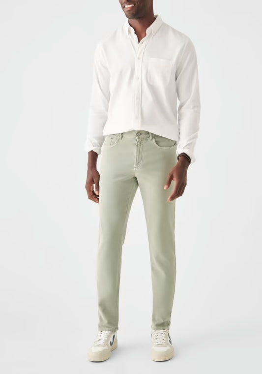 Faherty - FAHERTY STRETCH TERRY CHINO IN FADED OLIVE - Rent With Thred