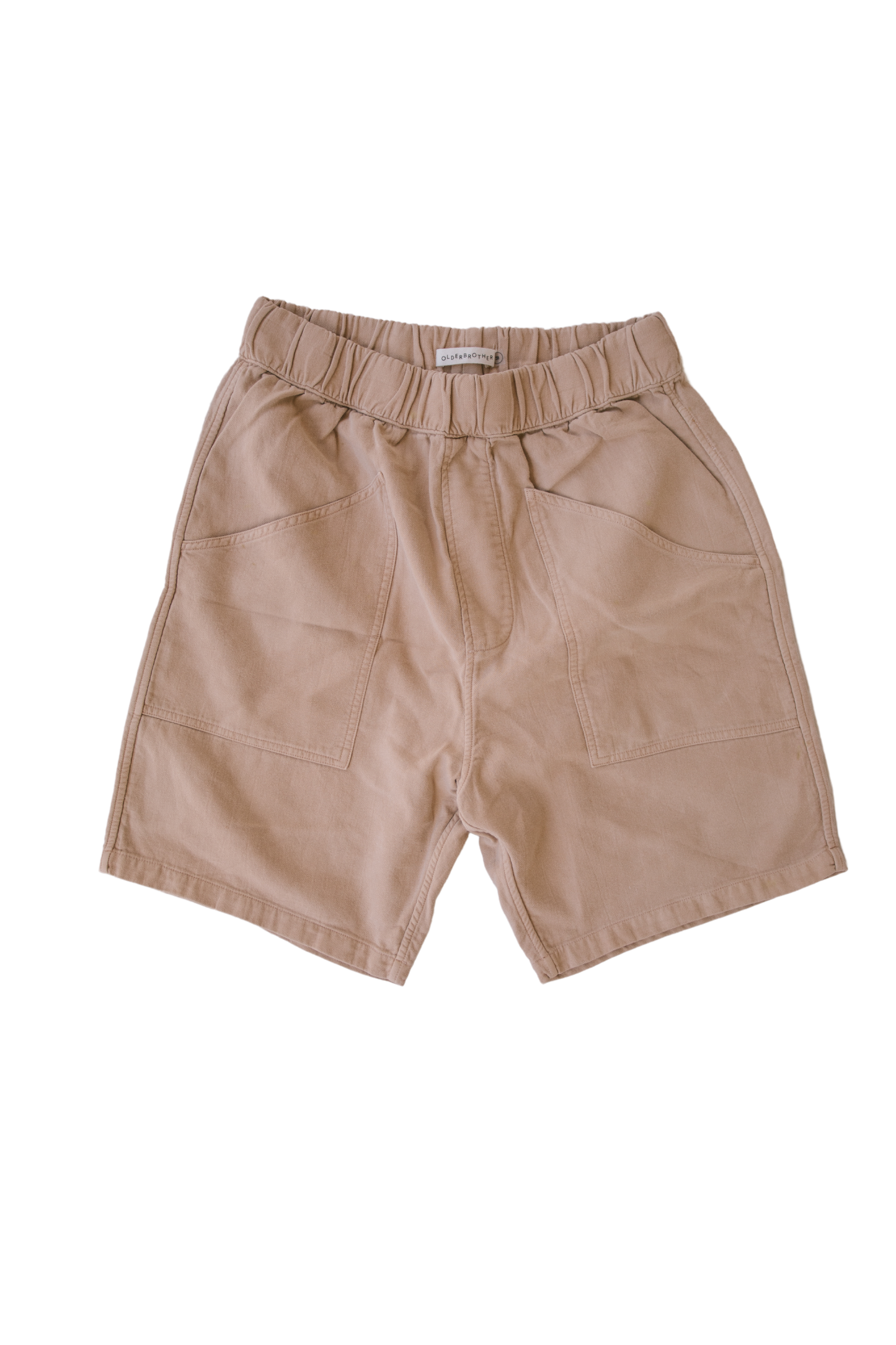 OLDERBROTHER LINEN CANVAS SHORT IN DUSTY ROSE