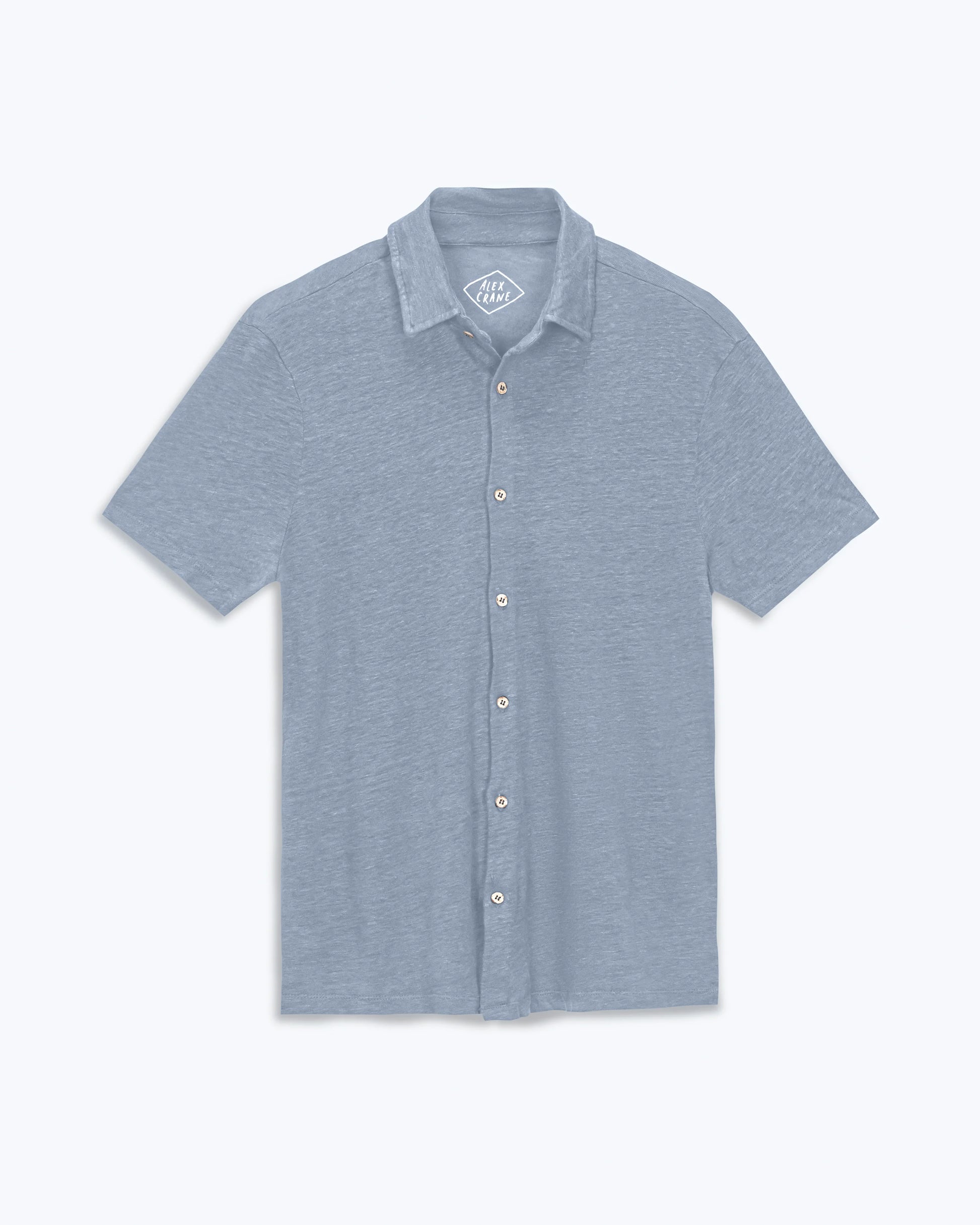 Alex Crane - ALEX CRANE KNIT OLA SHIRT IN WAVE - Rent With Thred
