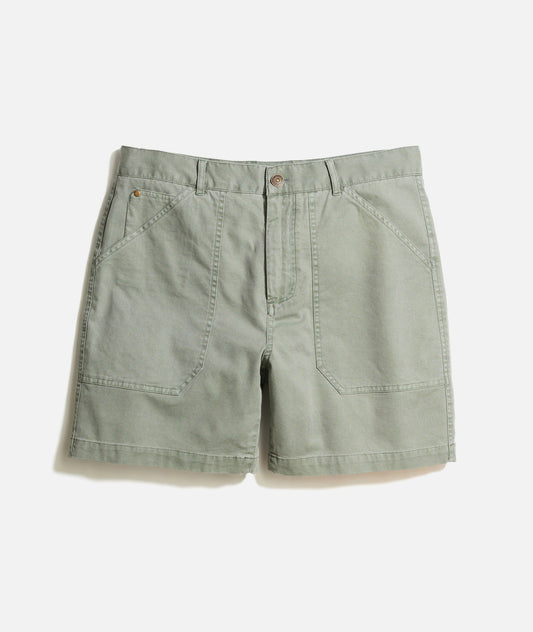 Marine Layer - MARINE LAYER 6” BREYER UTILITY SHORT IN VETIVER - Rent With Thred